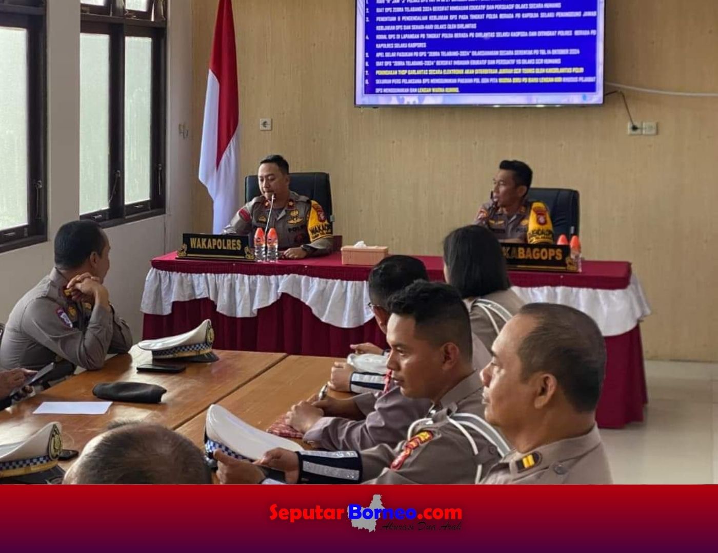 Matangkan Pelaksanaan Operasi Zebra Telabang, Polres Barsel Gelar Latpraops