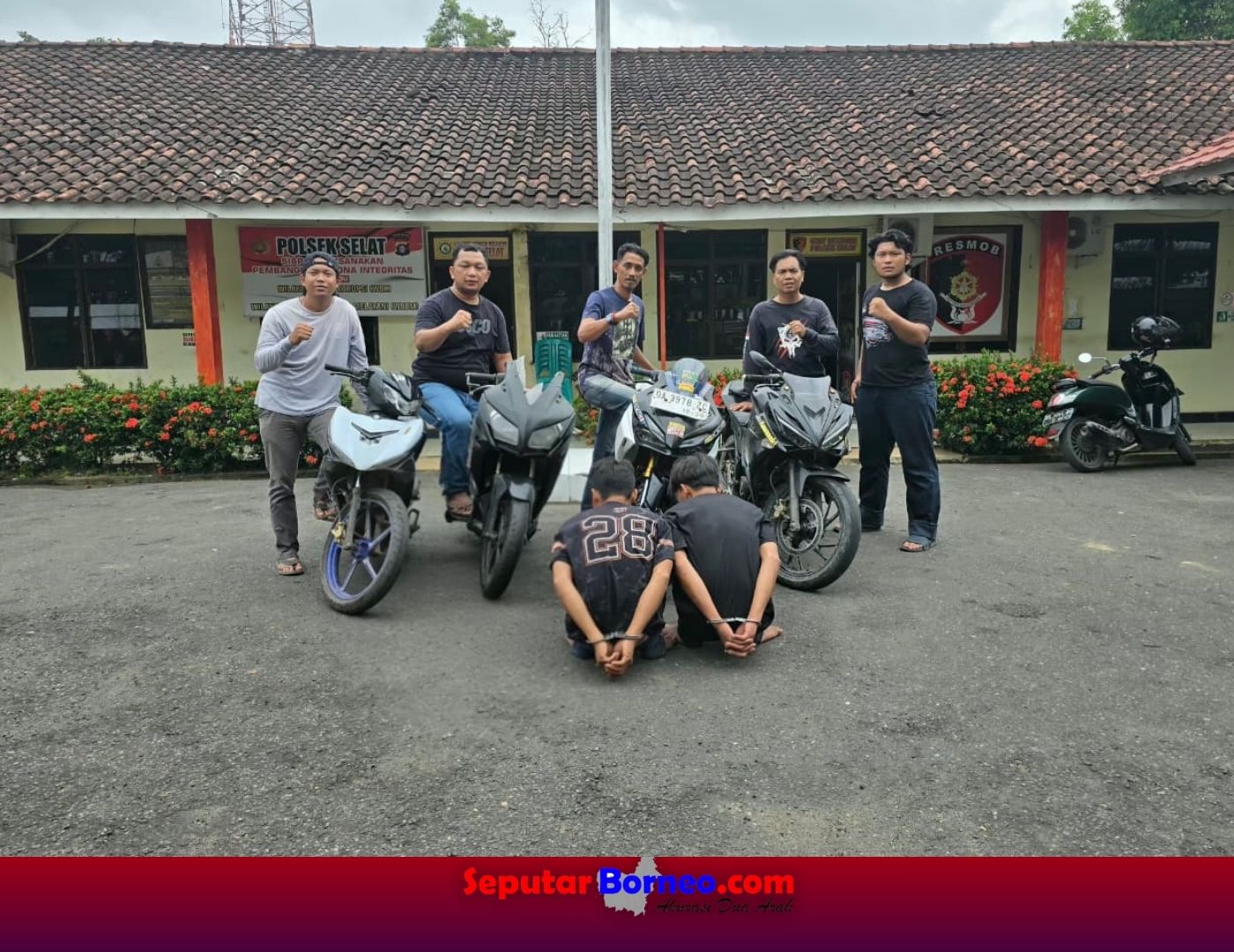 Resmob Polres Kapuas Amankan Kakak Beradik Terlibat Curanmor