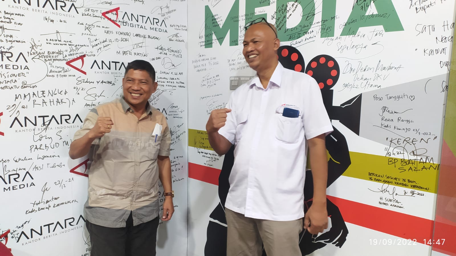 Kadis Kominfostandi Pulpis Kunjungi Antara Digital Media