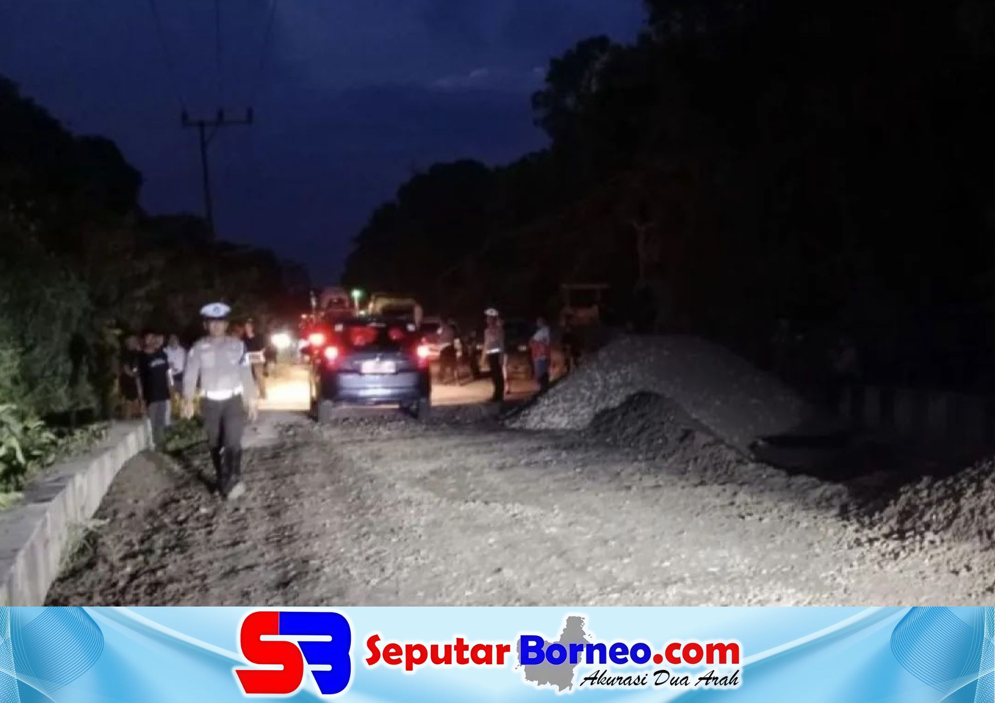 Jembatan Box Culvert Ambruk Kasongan-Kereng Pangi Kembali Normal