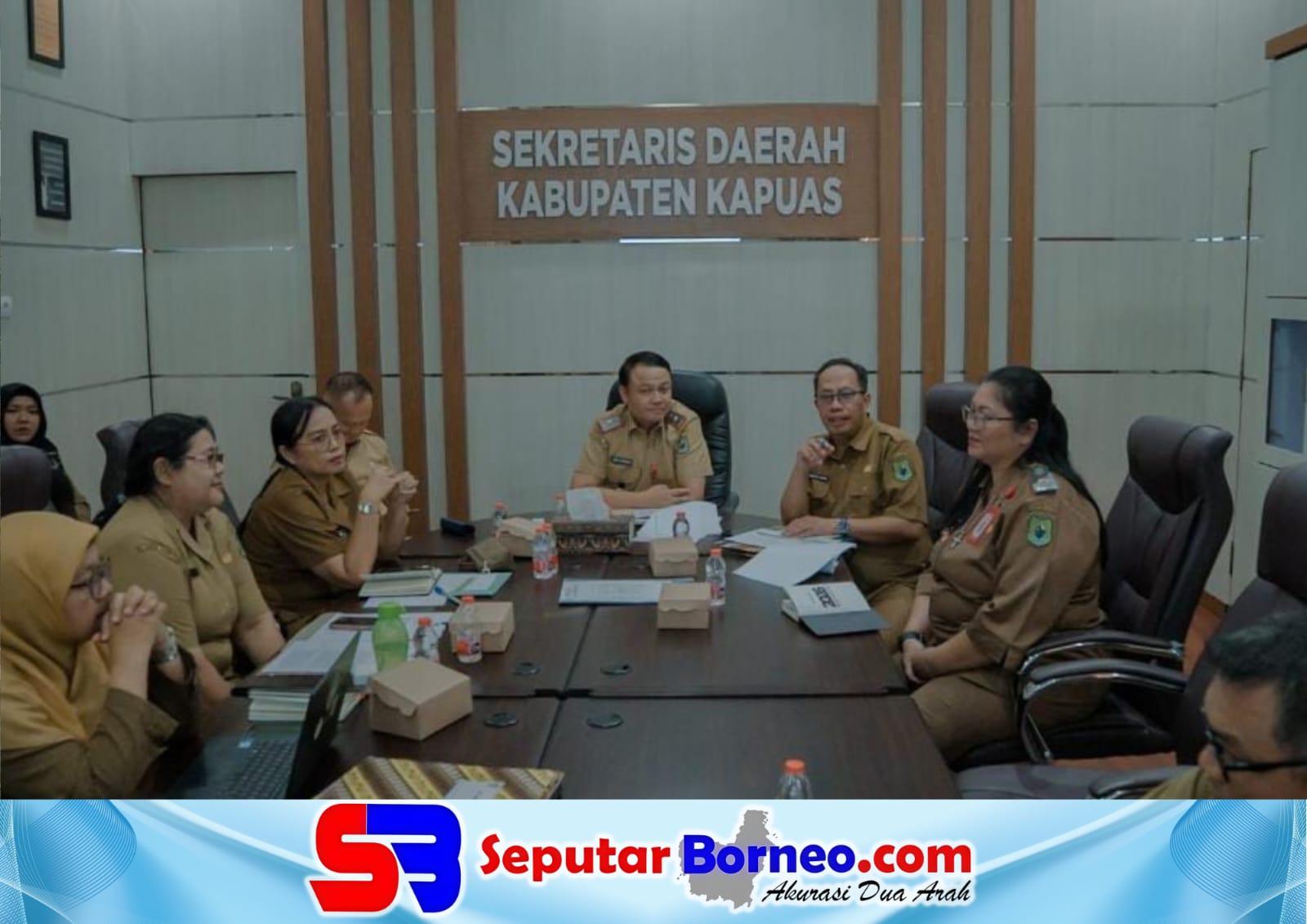 Sekda Kapuas Pimpin Rapat Persiapan Verifikasi Teknis Program LSDP