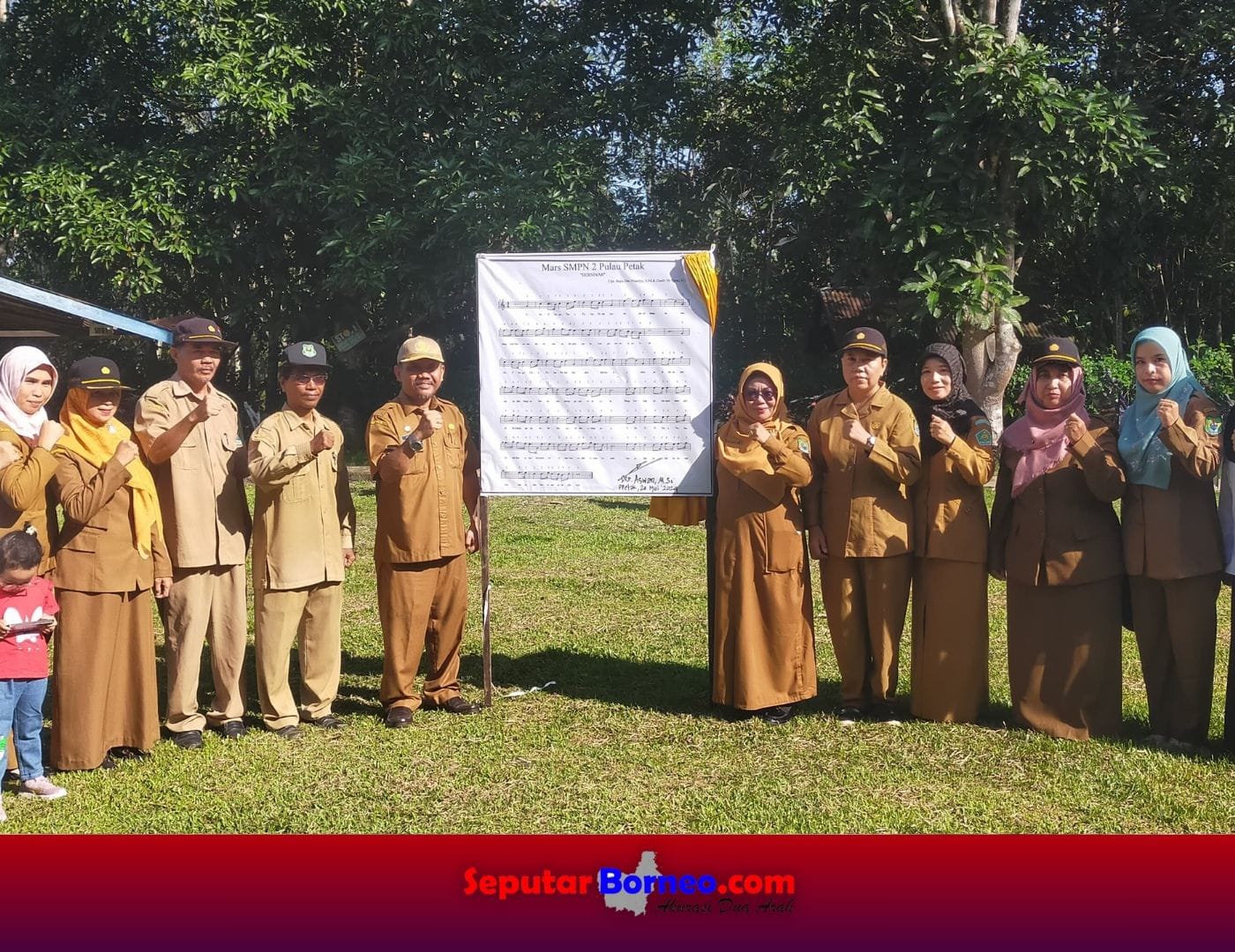 Kadisdik Hadiri Launching Mars SMPN 2 Pulau Petak