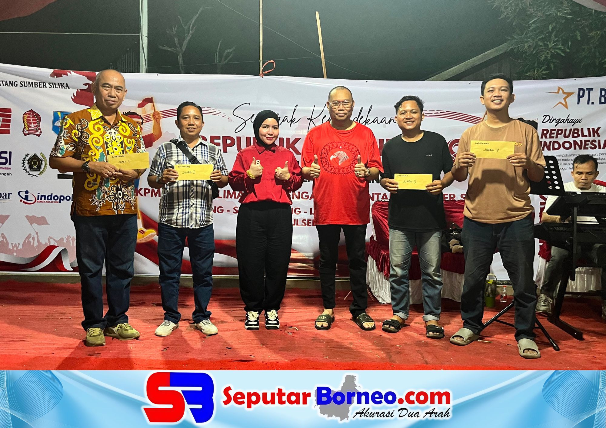 Meriahkan HUT RI ke-81, SMSI Kalteng dan Mitra Gelar Lomba Domino antar Jurnalis