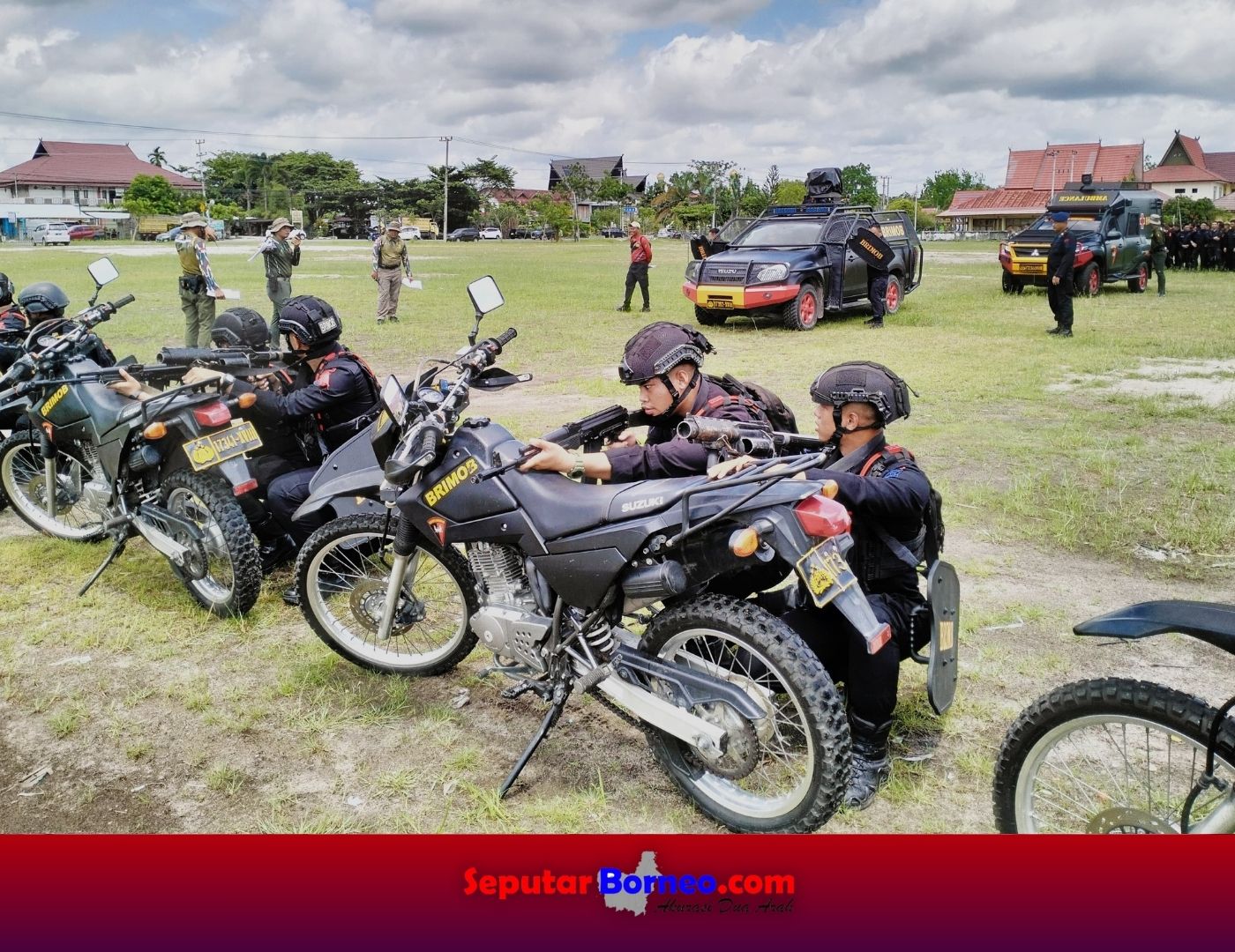 Perkuat Pengamanan Pilkada 2024, Polda Kalteng Latihan Sispamkota Bersama TNI