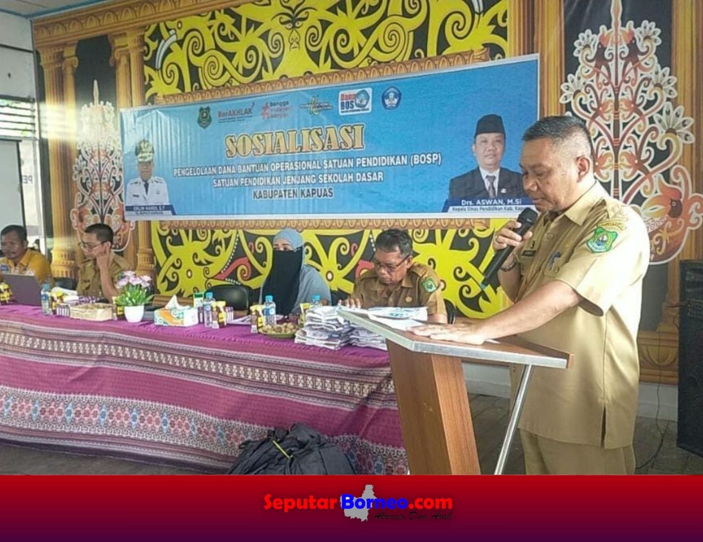 Disdik Kapuas Gelar Sosialisasi BSOP dan Pendampingan Peningkatan Literasi