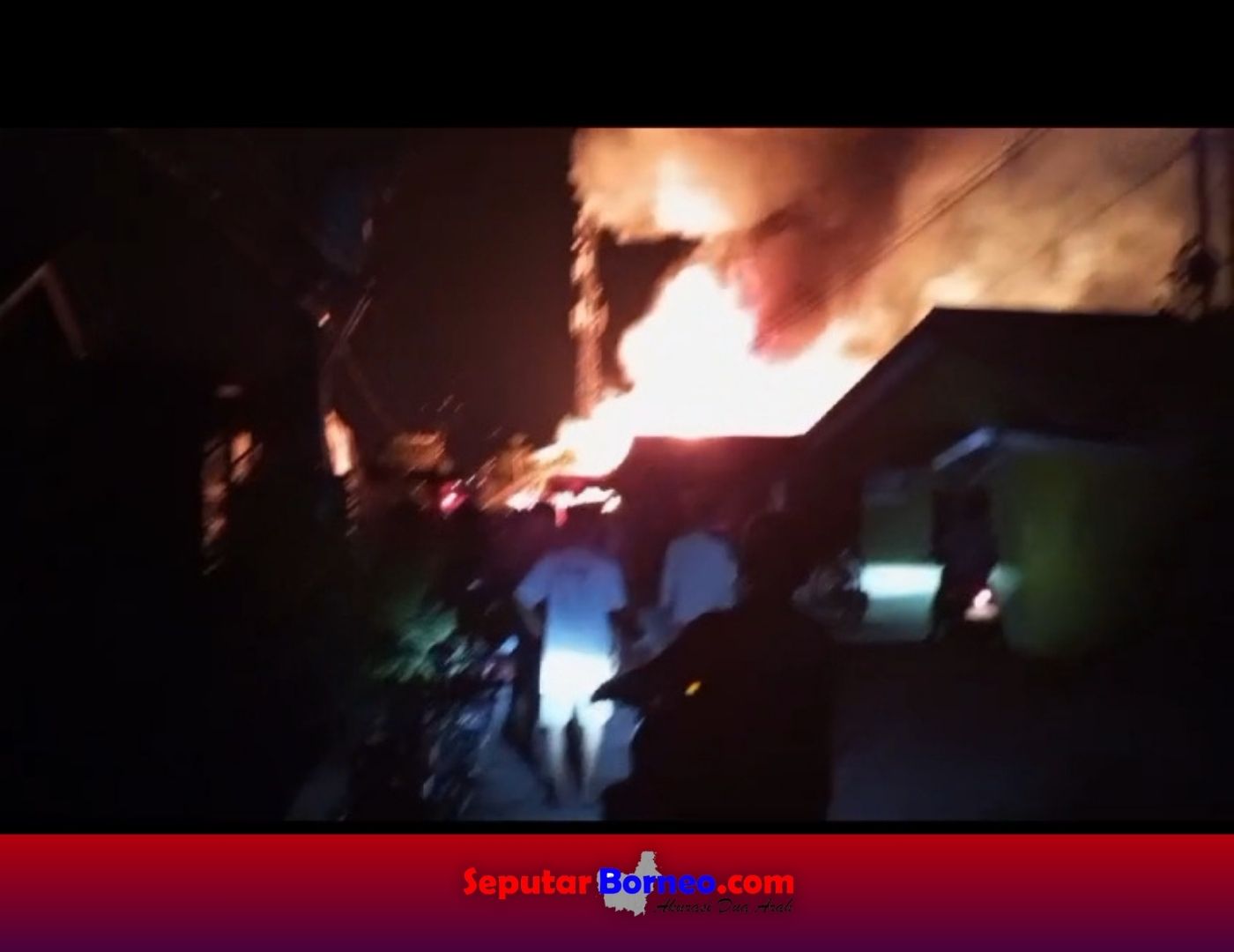 Kawasan Padat Penduduk Mendawai Berkobar