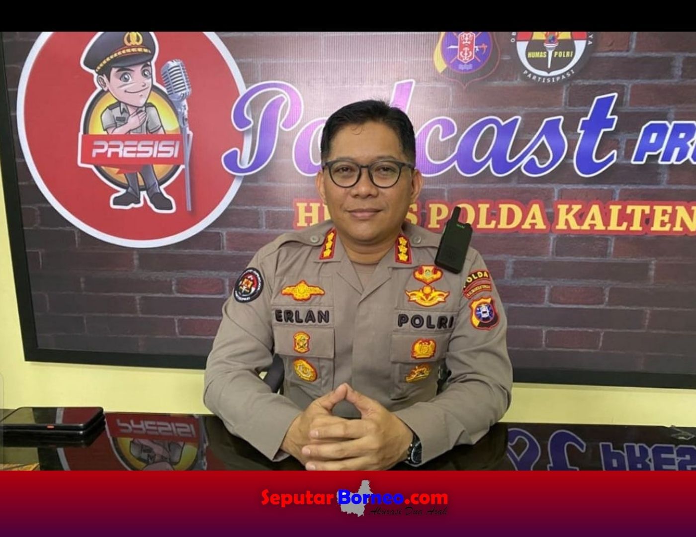 Kabid Humas Polda Kalteng, Kombes Pol Erlan Munaji