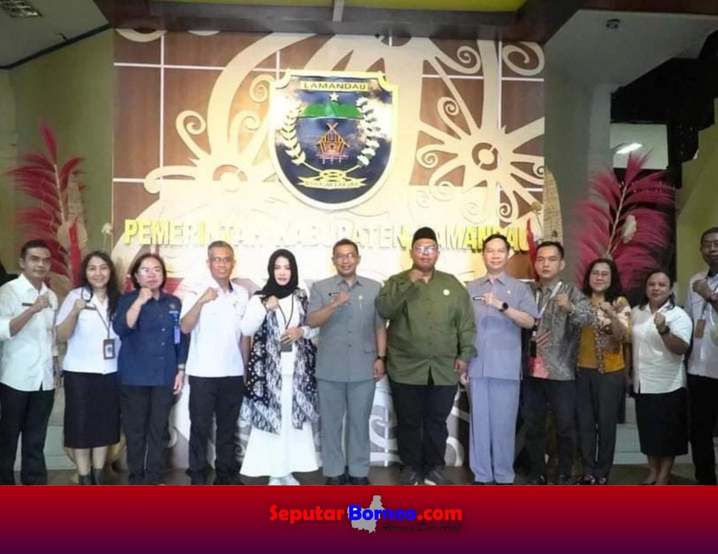 Pemkab Lamandau Terima Kunjungan Komisioner Komisi Informasi Kalteng