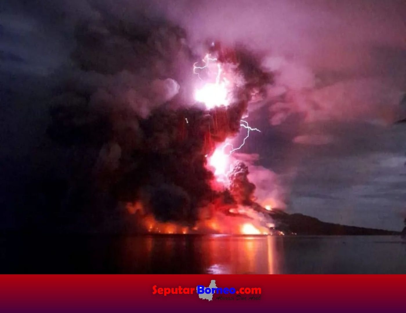 Gunung Ruang di Sulawesi Utara Naik ke Level Siaga, 828 Jiwa Mengungsi