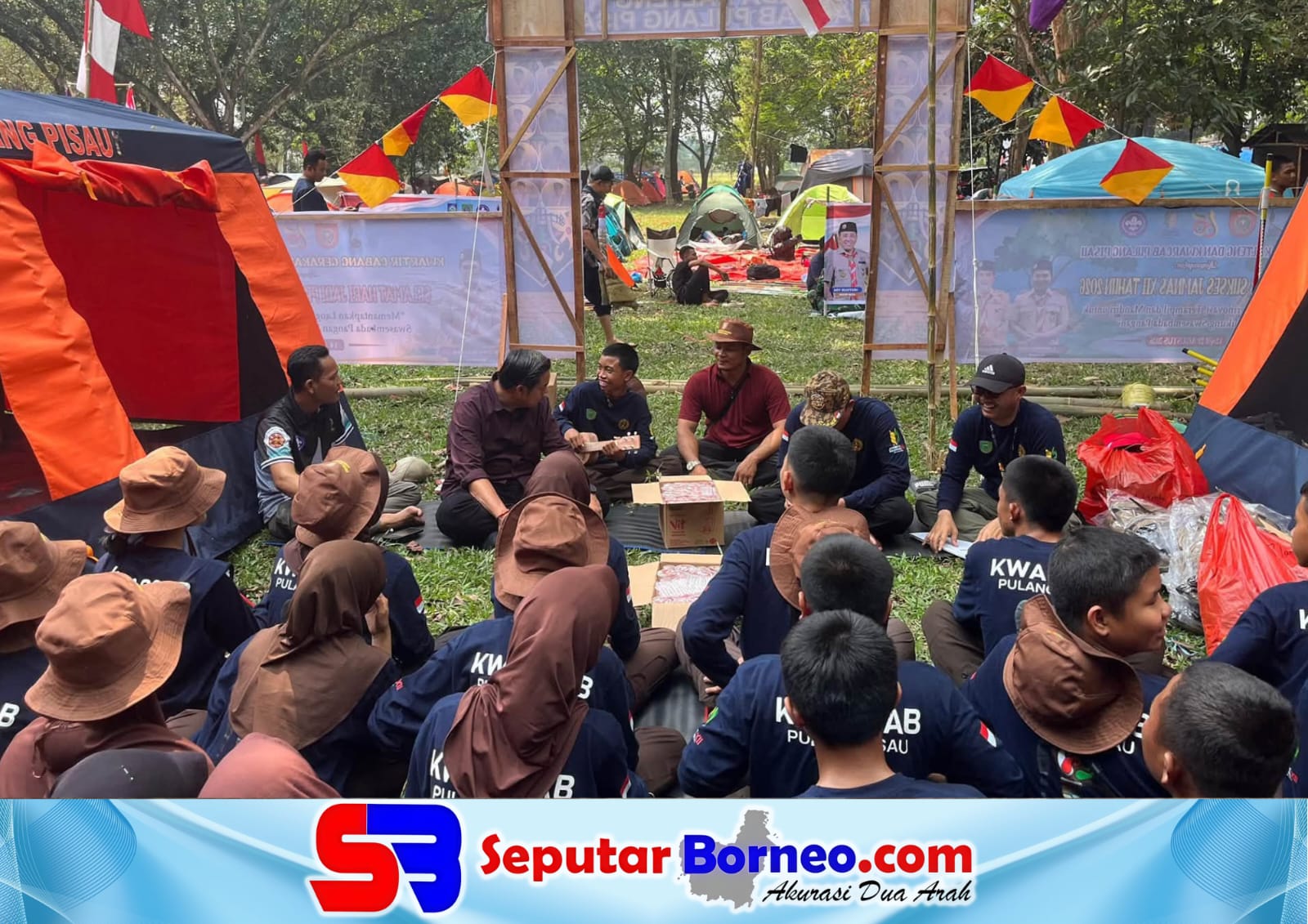 Wabup Ahmad Jayadikarta Sambangi Kontingen Pulpis di Jamnas XII