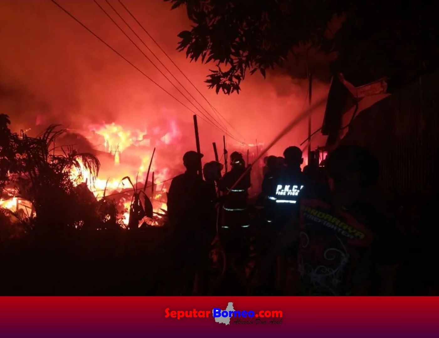 Si Jago Merah Mengamuk di Kawasan Padat Penduduk Kota Palangka Raya