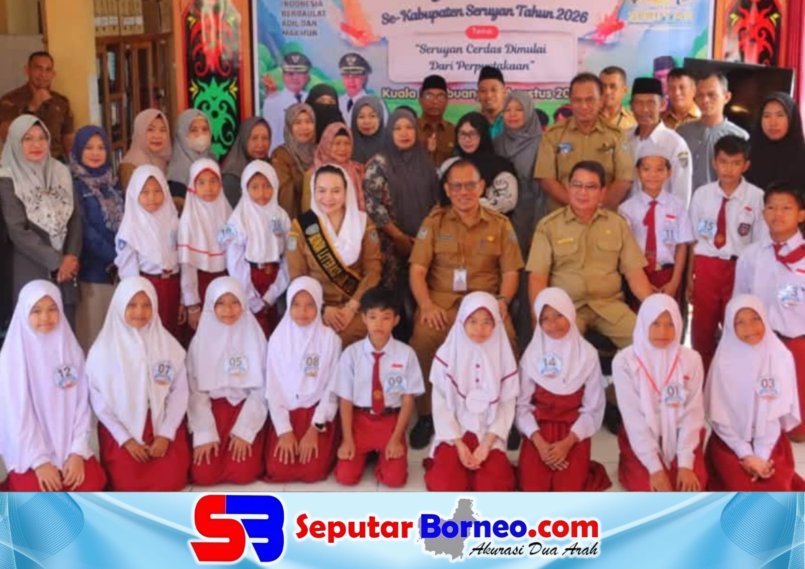 Lomba Menggambar di Seruyan Dorong Anak Kreatif dan Gemar ke Perpustakaan