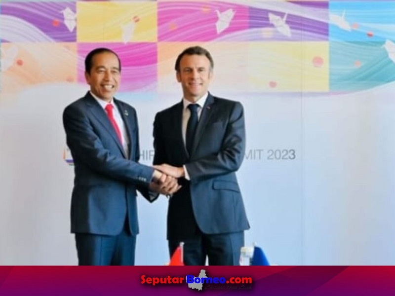 Pertemuan dengan Presiden Prancis, Jokowi Bahas Empat Hal