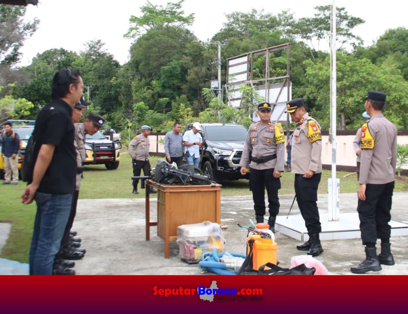 Kapolres Barsel Laksanakan Asistensi Pilkada di Wilkum Polsek Gunung Bintang Awai