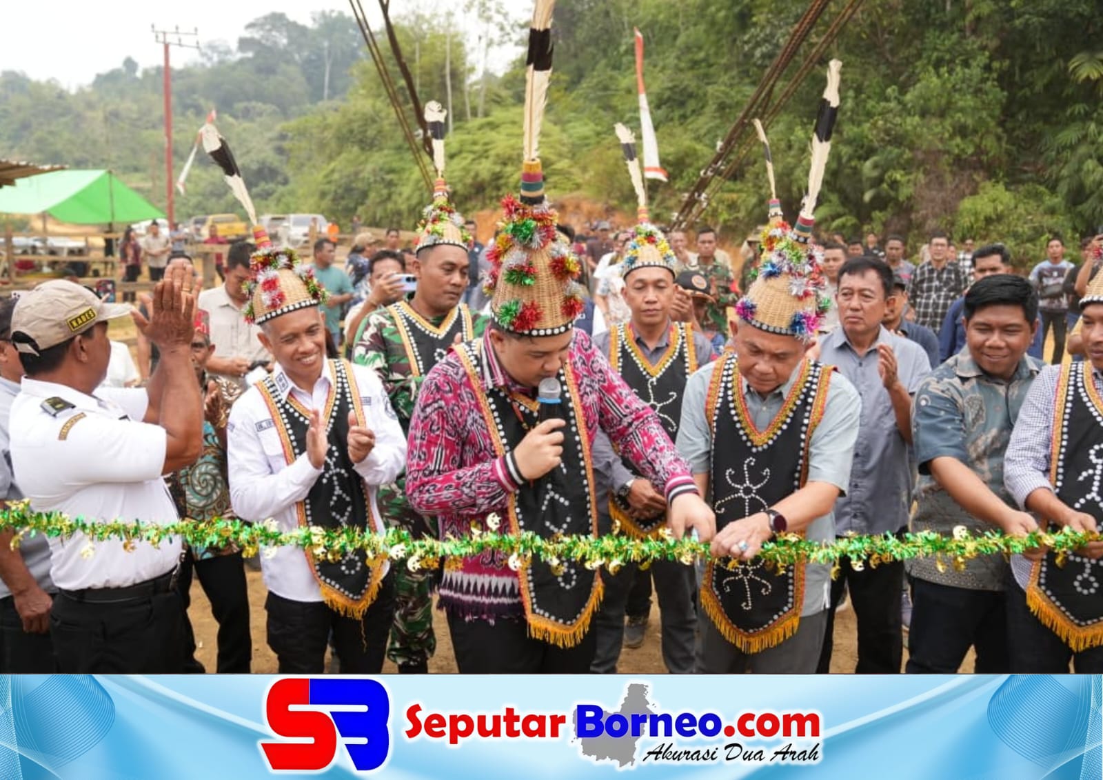 Jembatan Gantung Batu Ojung Diresmikan, Bupati Lamandau: Buka Akses dan Dongkrak Ekonomi Warga