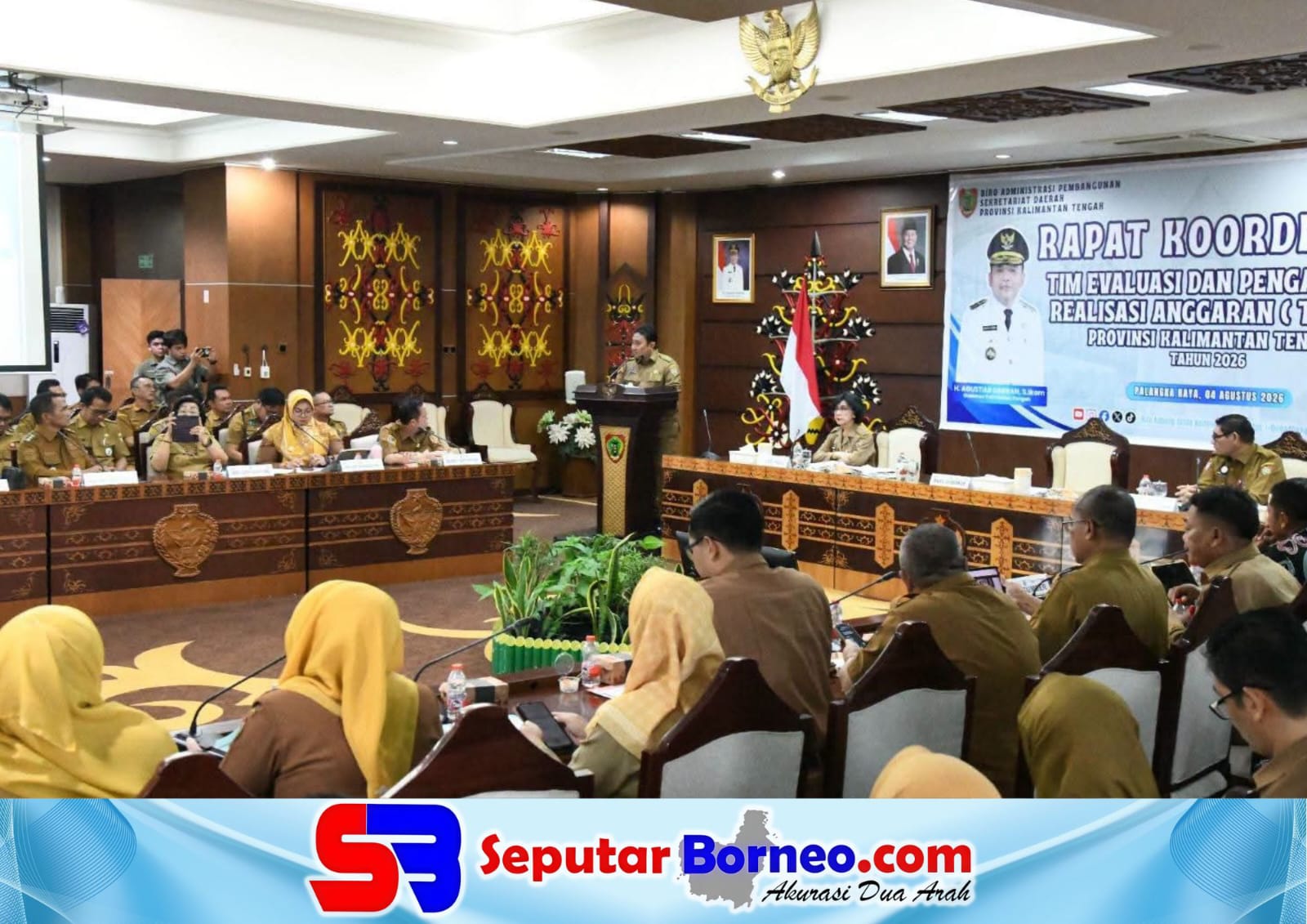 Wagub Kalteng Dorong Percepatan Serapan Anggaran, Rakor TEPRA Fokus Cari Solusi