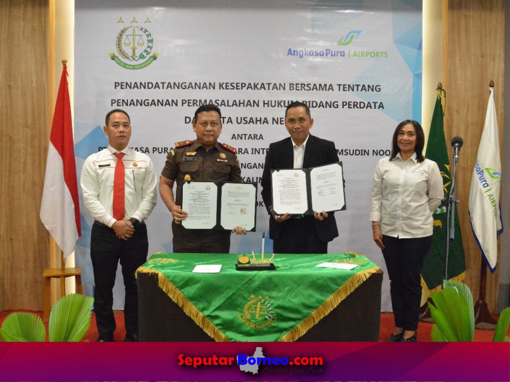 Angkasa Pura I dan Kejati Kalsel Lakukan MoU