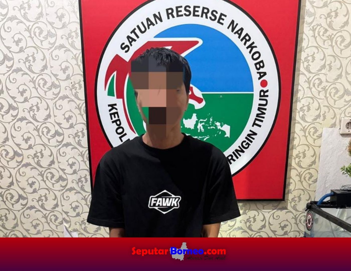 Polres Kotim Tangkap Pengedar Sabu Asal NTB, Amankan 3,49 Gram Barang Bukti