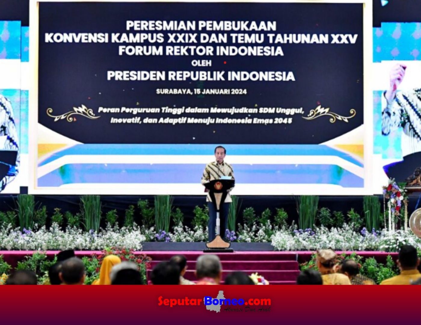 Jokowi Tekankan Lembaga Pendidikan Cetak SDM Unggul dan Berkualitas
