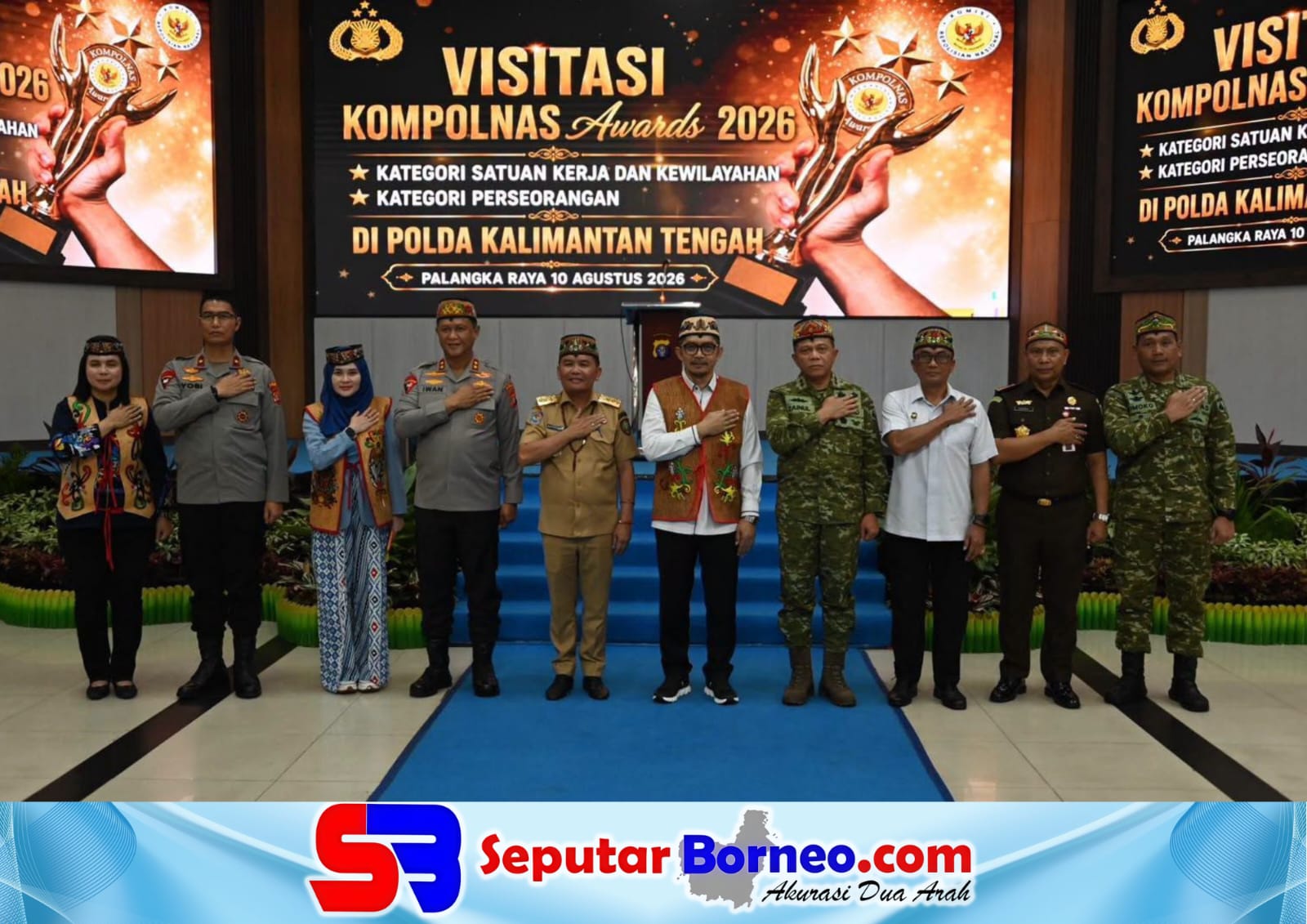 Gubernur Agustiar Dukung Polda Kalteng di Kompolnas Award 2026