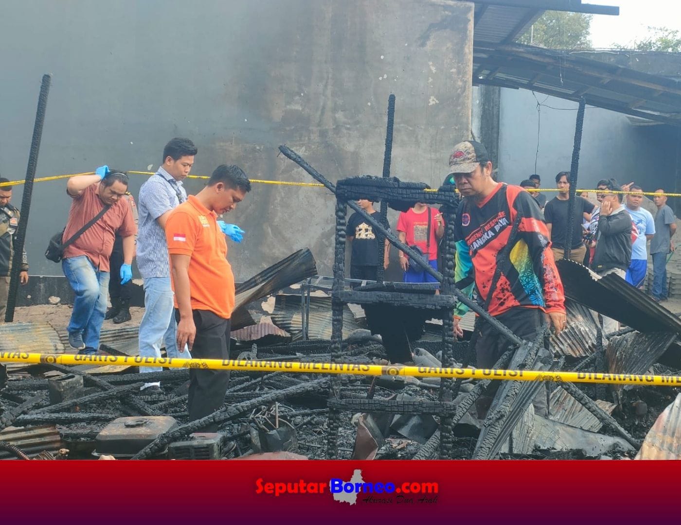 Kebakaran Bengkel di Palangka Raya, Kerugian Capai Ratusan Juta
