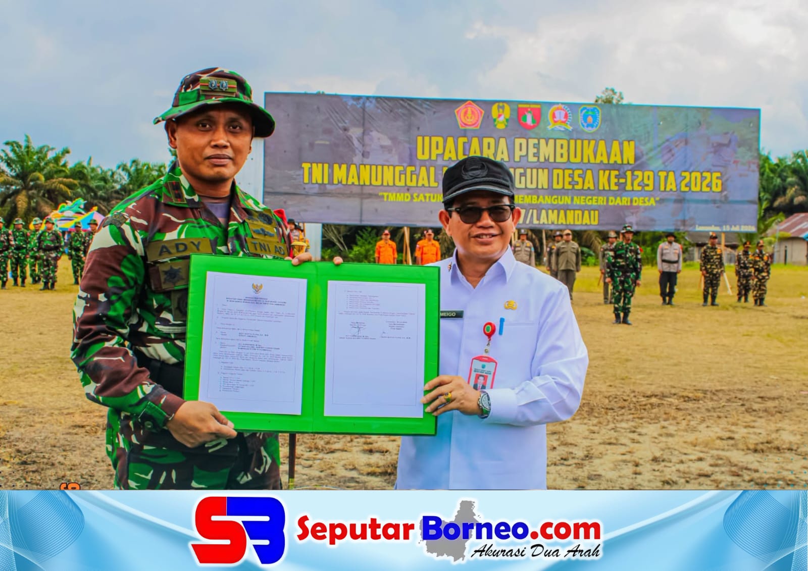 TMMD Imbangan Ke-129 Resmi Dimulai, Pemkab Lamandau Perkuat Sinergi Bangun Desa
