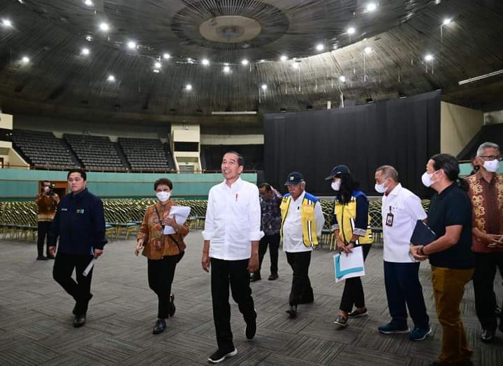 Jokowi Tinjau Persiapan KTT ASEAN 2023 di JCC