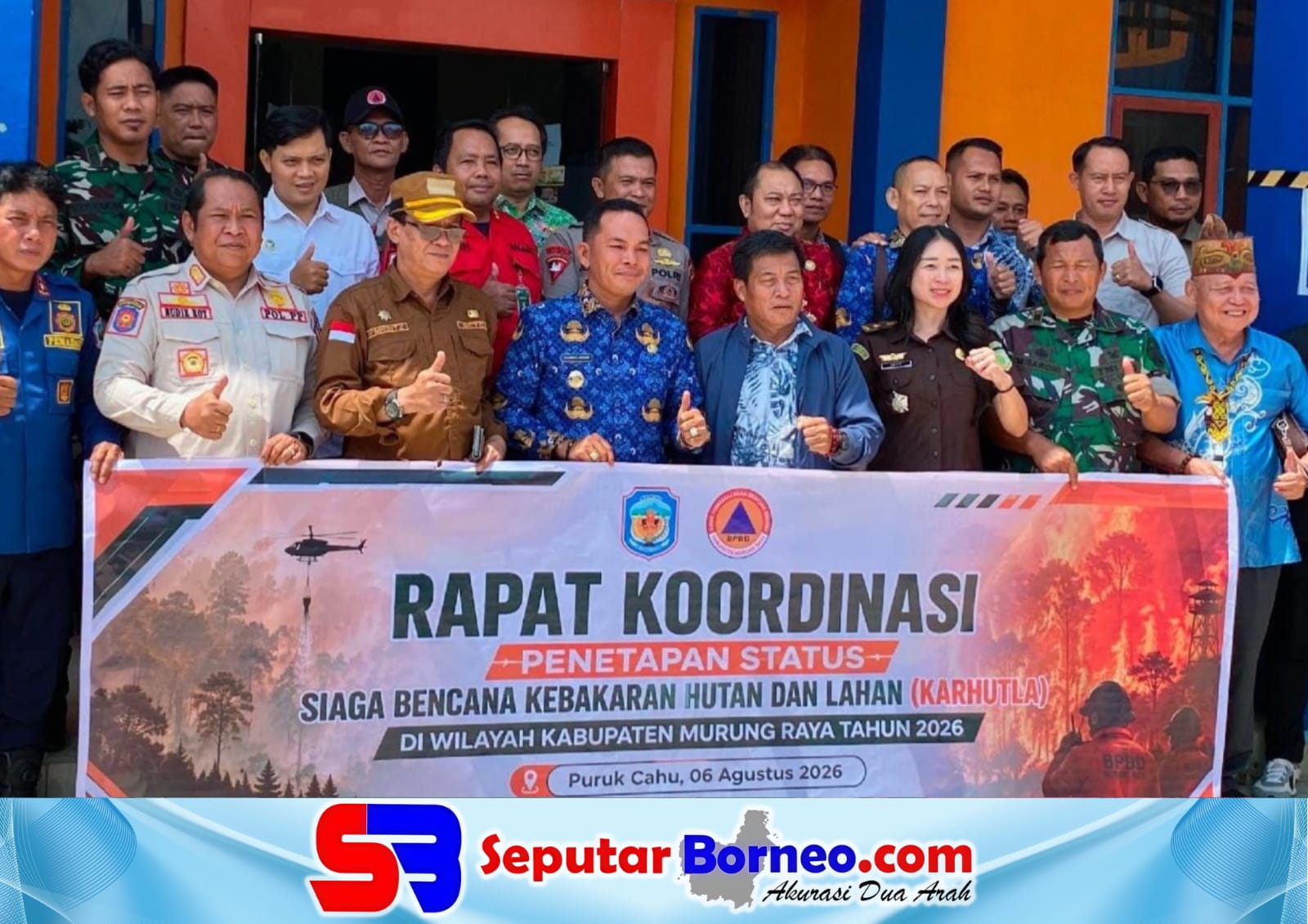Pemkab Murung Raya Aktifkan Siaga Darurat Karhutla, Desa Diminta Kesiapsiagaan