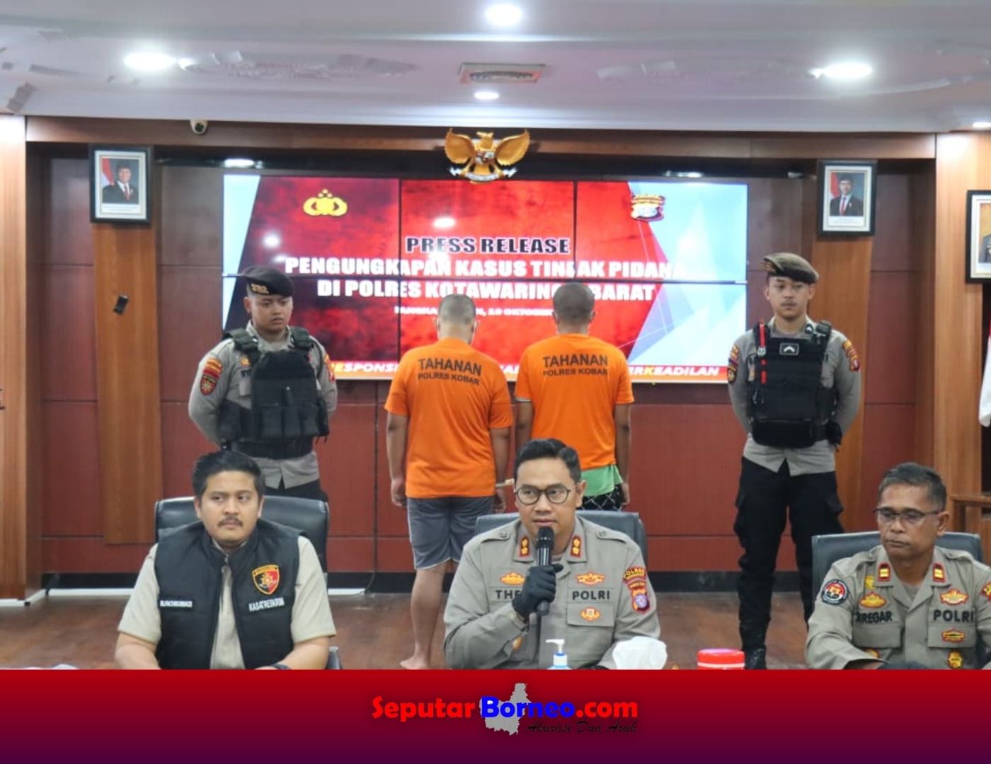 Dua Pelaku Pembobolan Brankas Kantor J&T Express di Pangkalan Bun Dibekuk