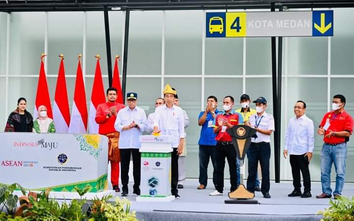 Jokowi Resmikan Dua Terminal di Sumut