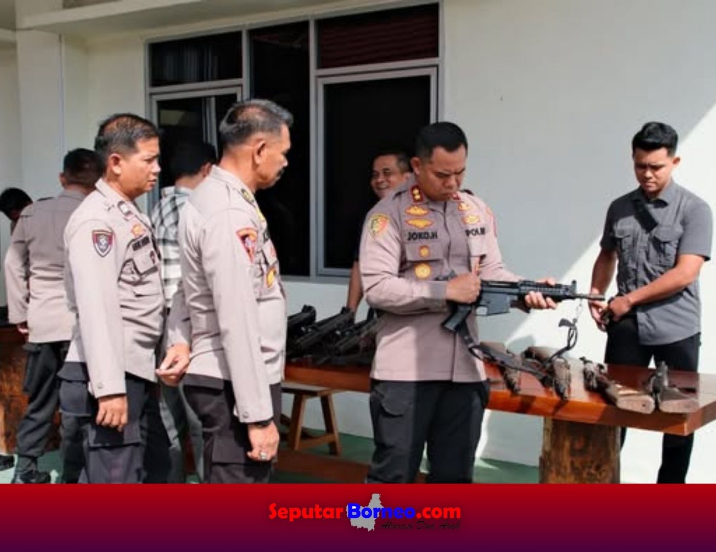 Kapolres Lamandau Cek Senjata Api Dinas, Pastikan Kesiapan Personel di Lapangan