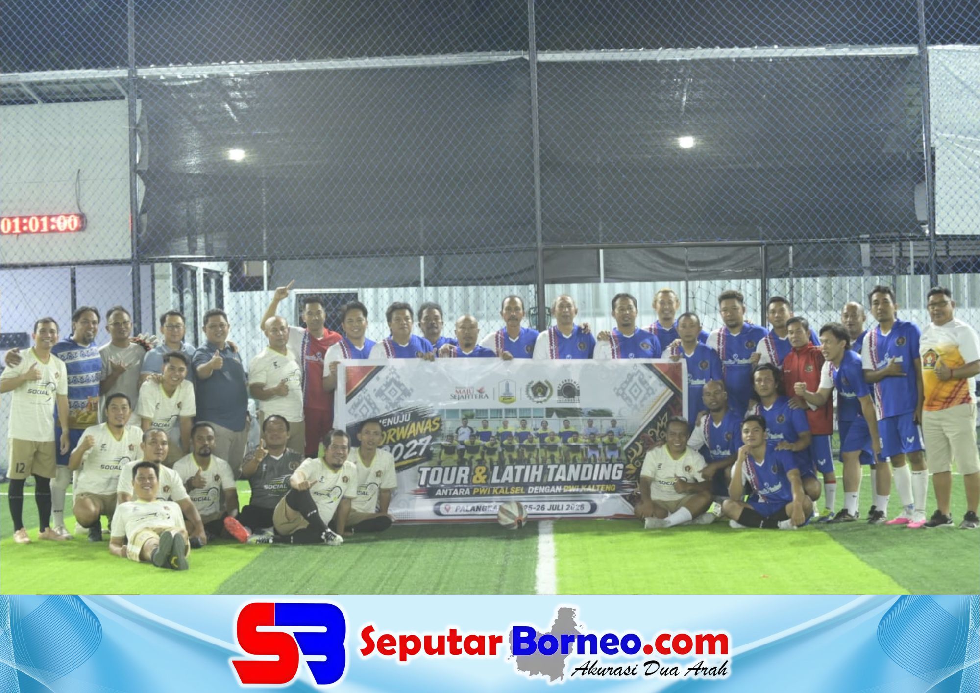 Drama 10 Gol, Duel PWI Kalteng vs PWI Kalsel Berakhir Tanpa Pemenang