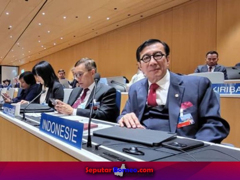 Menteri Hukum dan HAM, Yasonna H Laoly memimpin Delegasi Indonesia pada Sidang Organisasi Hak atas Kekayaan Intelektual (KI) Dunia di Jenewa, Swiss. (FOTO:ISTIMEWA)