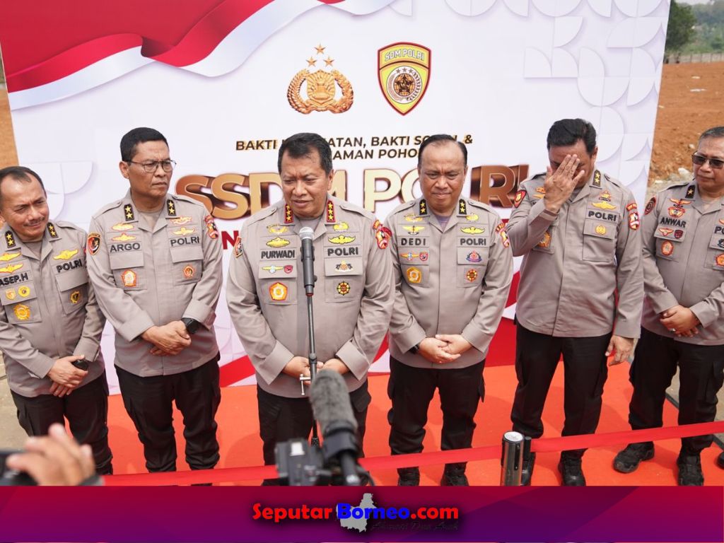 SSDM Polri Gelar Bakti Sosial, Bakti Kesehatan dan Tansm Pohon Recana Lokasi Pembangunan Sekolah