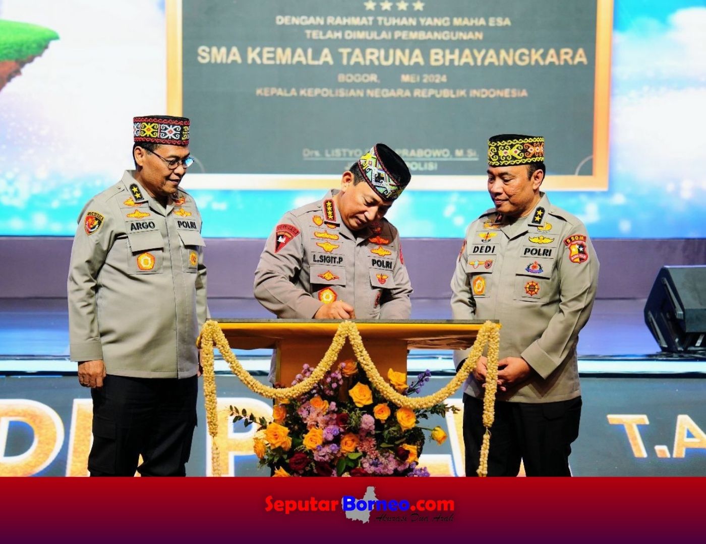 Kapolri Jenderal Listyo Sigit Prabowo meresmikan Komite Olahraga Polri. (FOTO:ISTIMEWA)