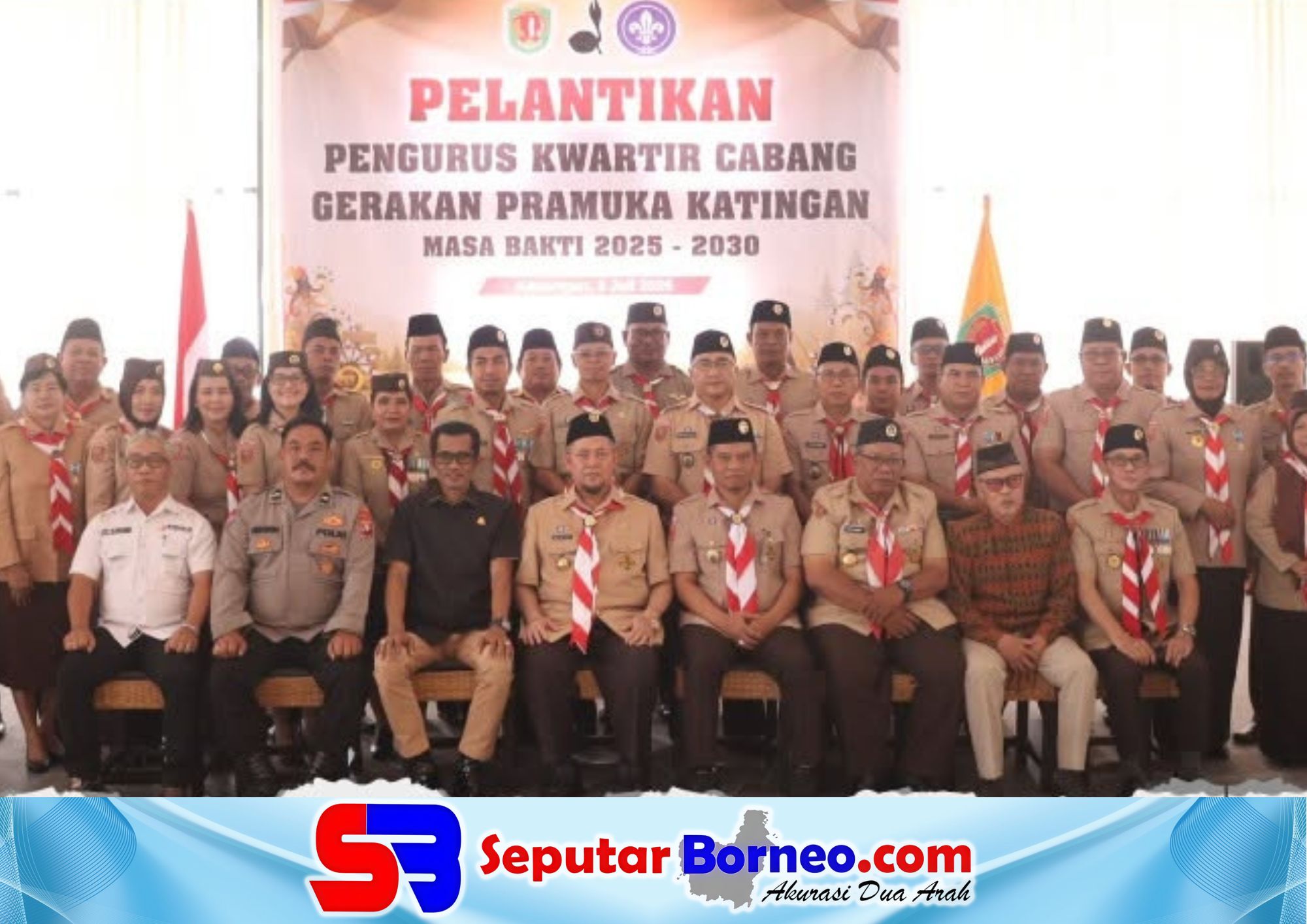 Bupati Katingan Lantik Pengurus Kwarcab Pramuka 2025-2030