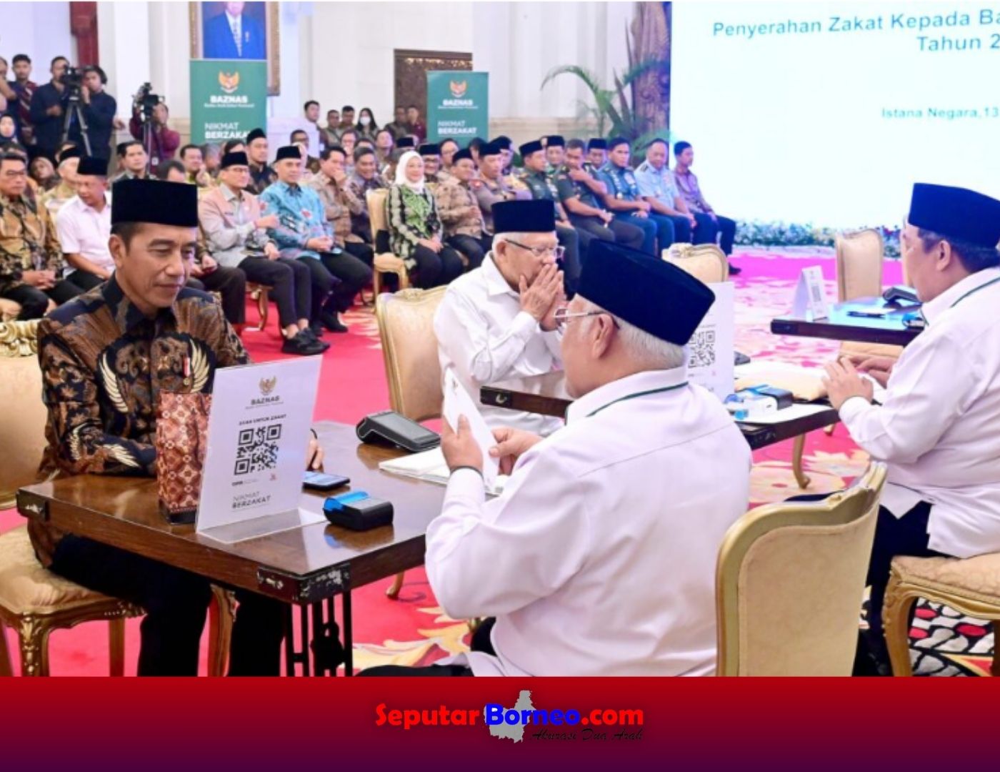 Presiden dan Wapres Serahkan Zakat ke Baznas