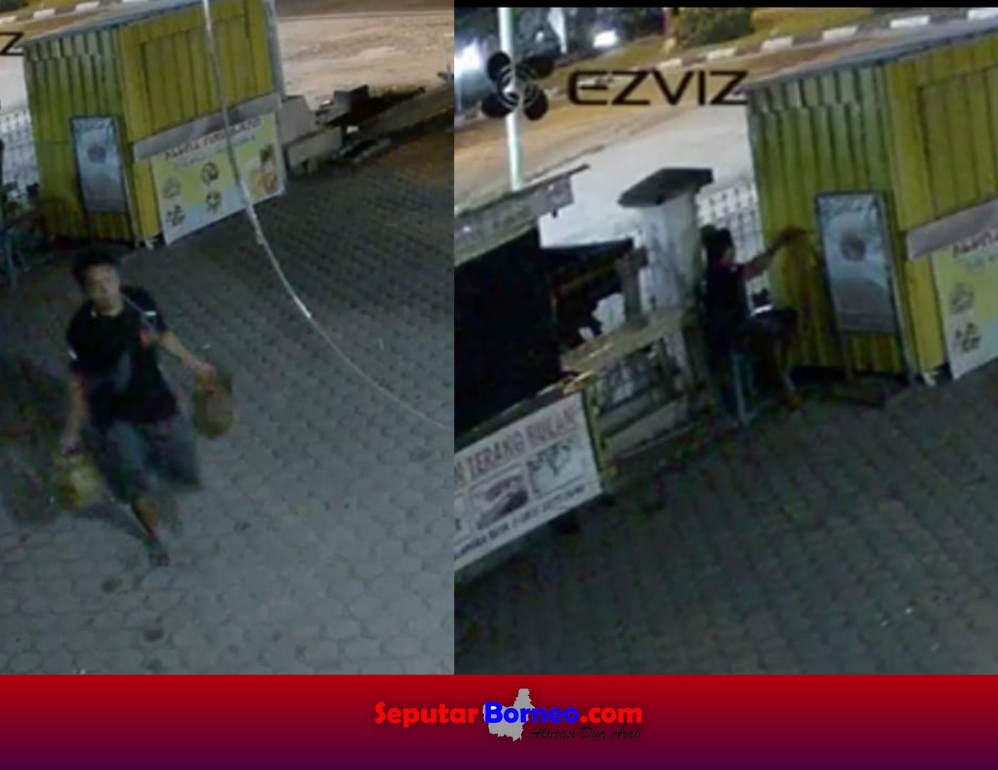 Pencurian Uang Tunai dan Tabung Elpiji Terekam CCTV