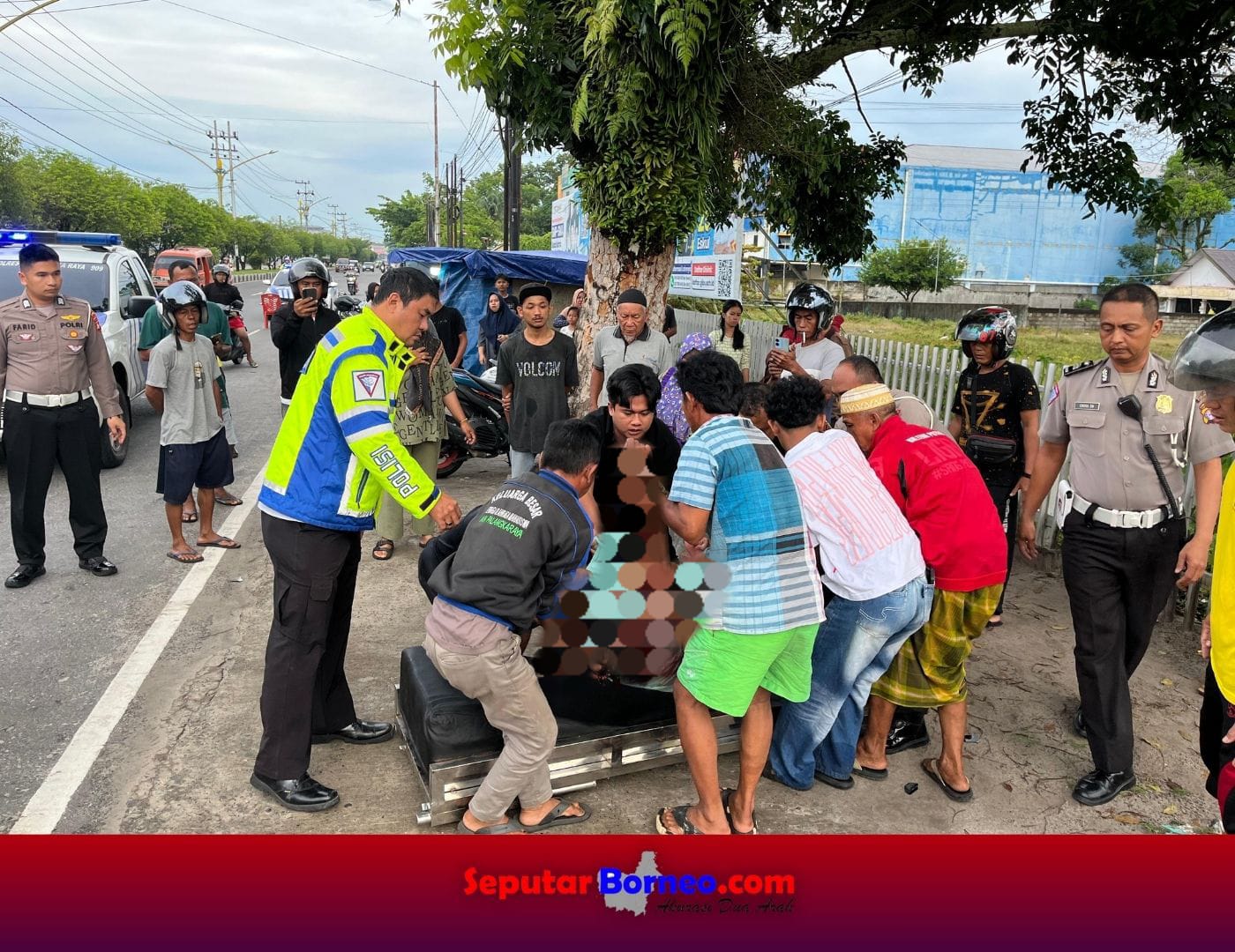 Lapak Baru Dibuka, Penjual Petasan di Palangka Raya Tewas Diseruduk Mobil