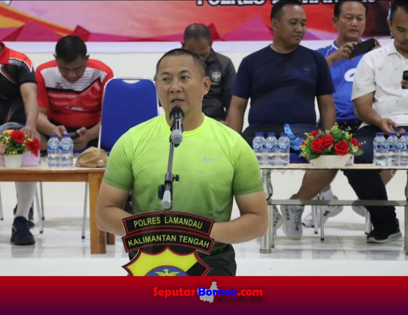 Kapolres Lamandau Buka Turnamen Badminton Kapolres Cup 1