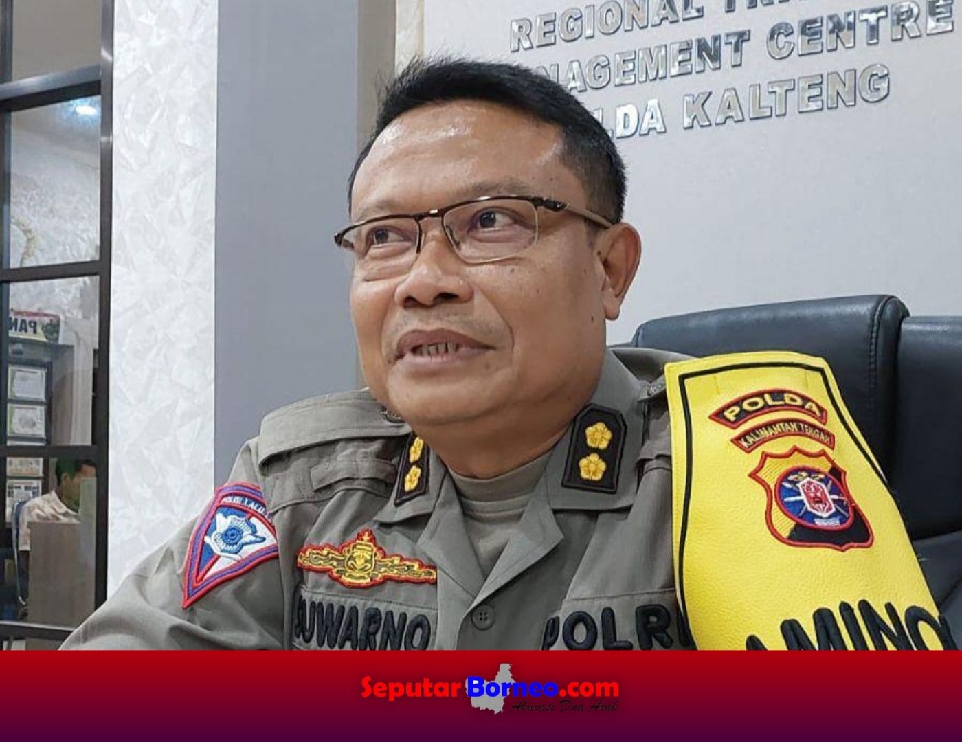 Kabagbinopsnal Ditlantas Polda Kalteng, AKBP Suwarno