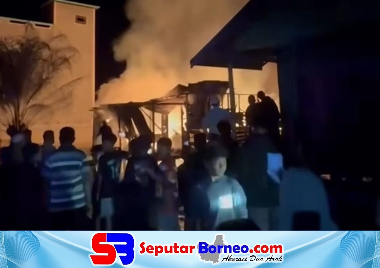 Rumah Warga di Hanjalipan Ludes Terbakar, Warga Panik Berhamburan Selamatkan Diri