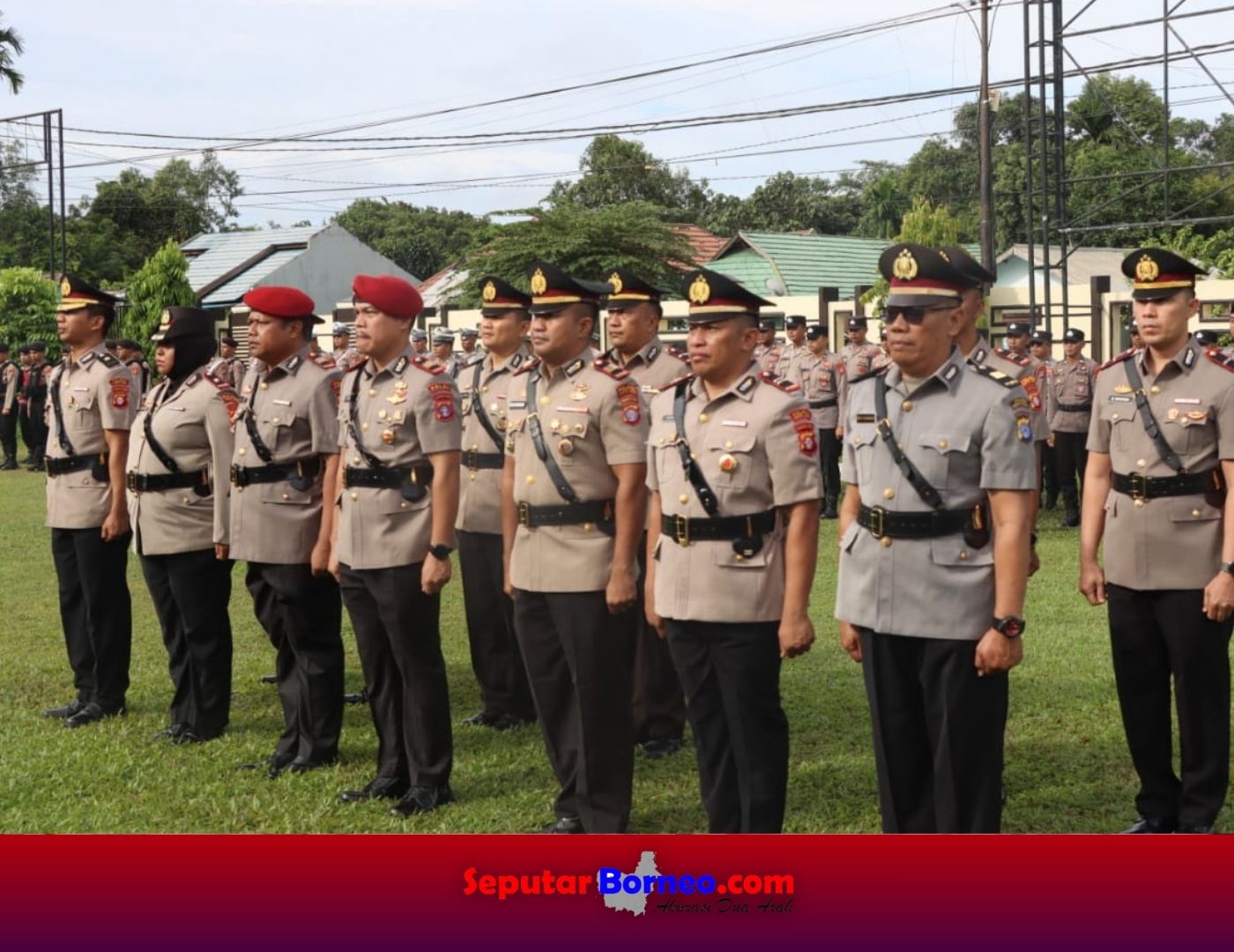 Kapolres Bartim Pimpin Sertijab Kabagops dan Kasat Reskrim Sampai Empat Kapolsek 