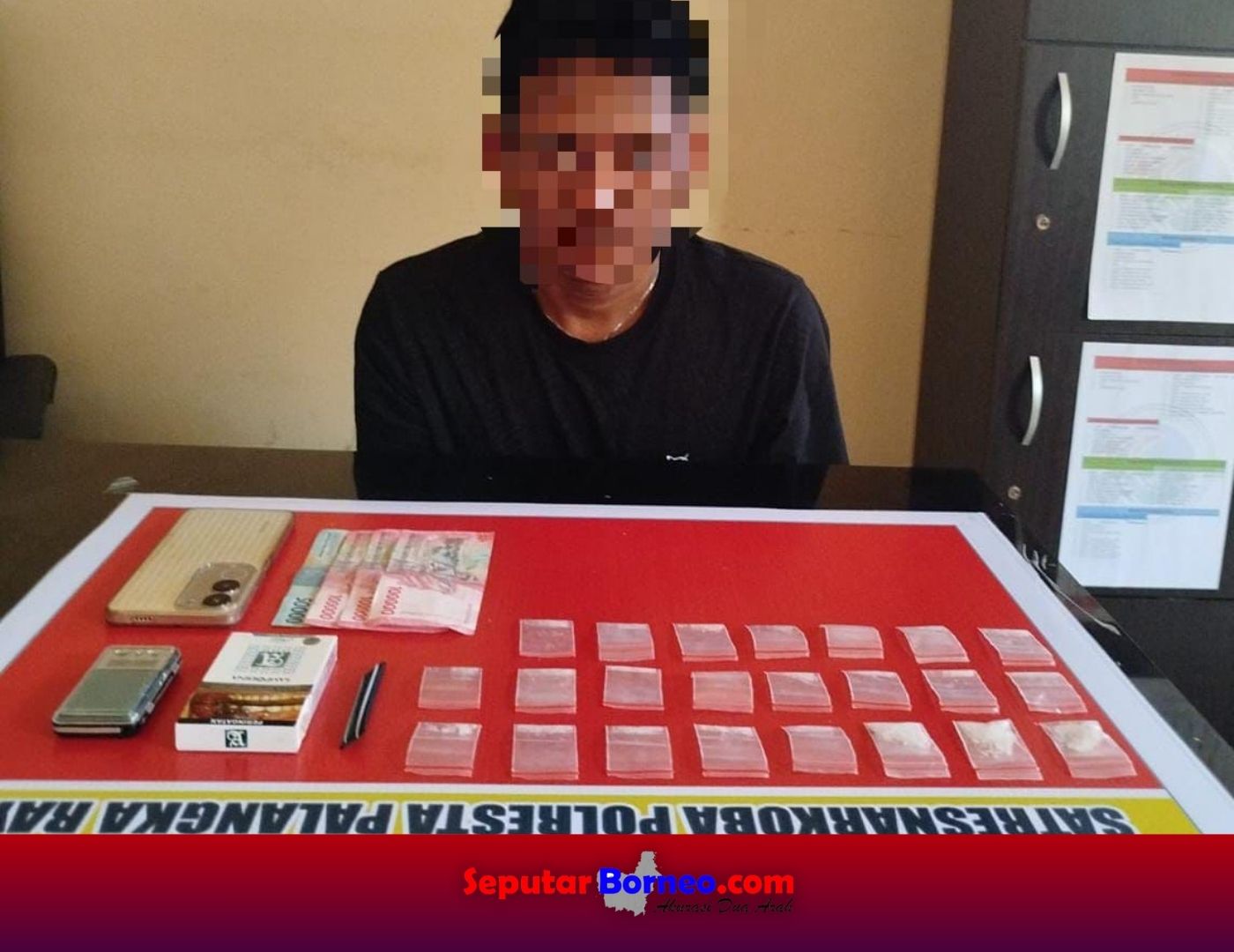 Bawa 16 Paket Sabu, Pria Paruh Baya Diringkus Polisi