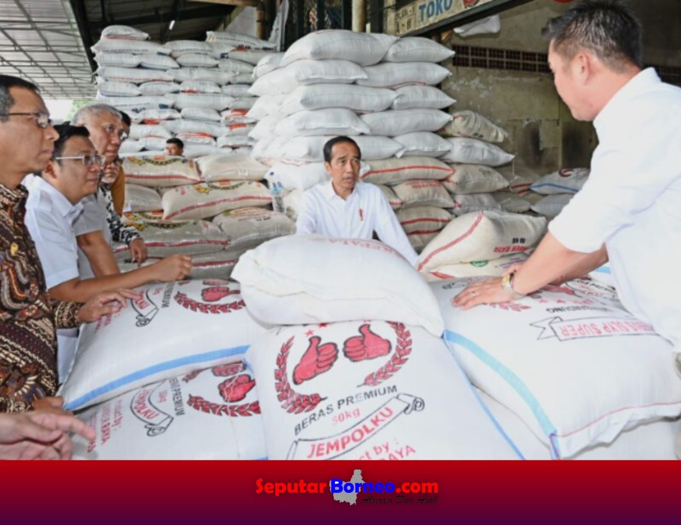 Presiden Jokowi Pastikan Stok Beras Aman