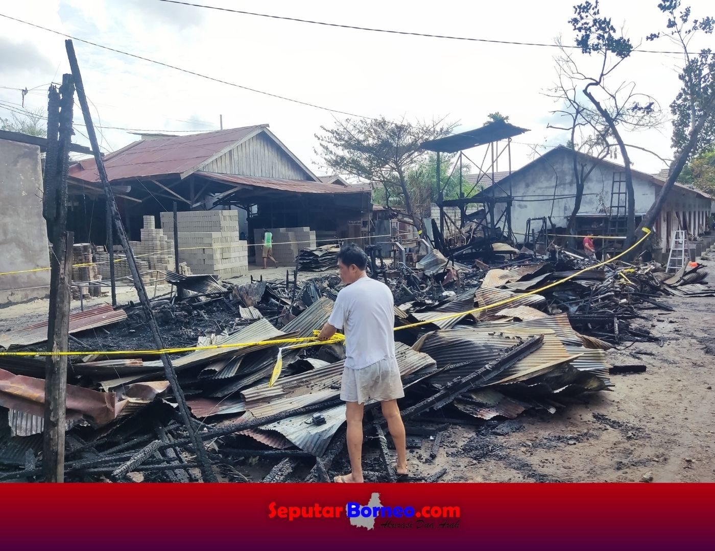 Puluhan Sepeda Motor Terbakar di Bengkel Jalan Bukit Keminting