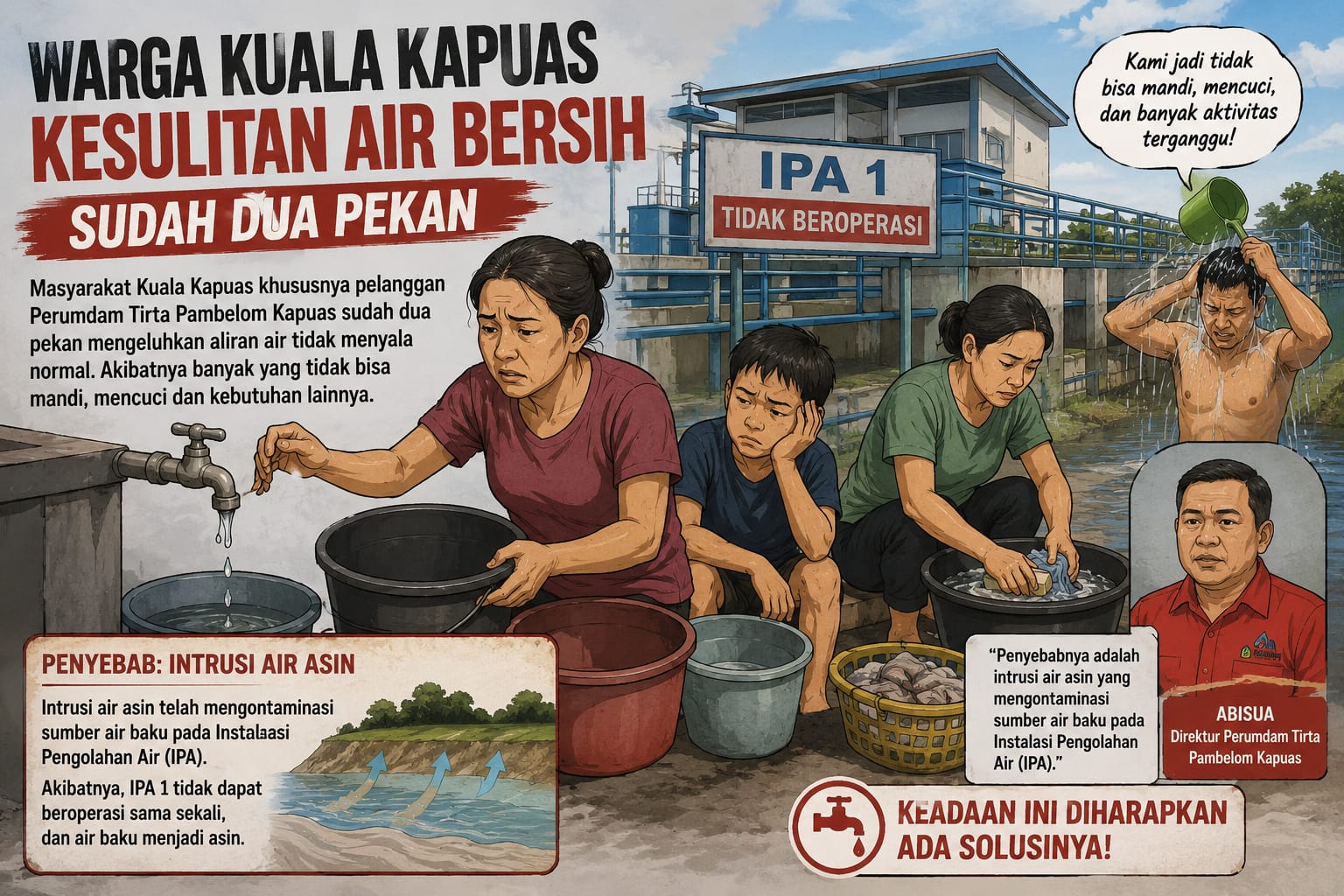 Banyu Datanglah, Kapan Air Mengalir dan Kapan Giliran Kami
