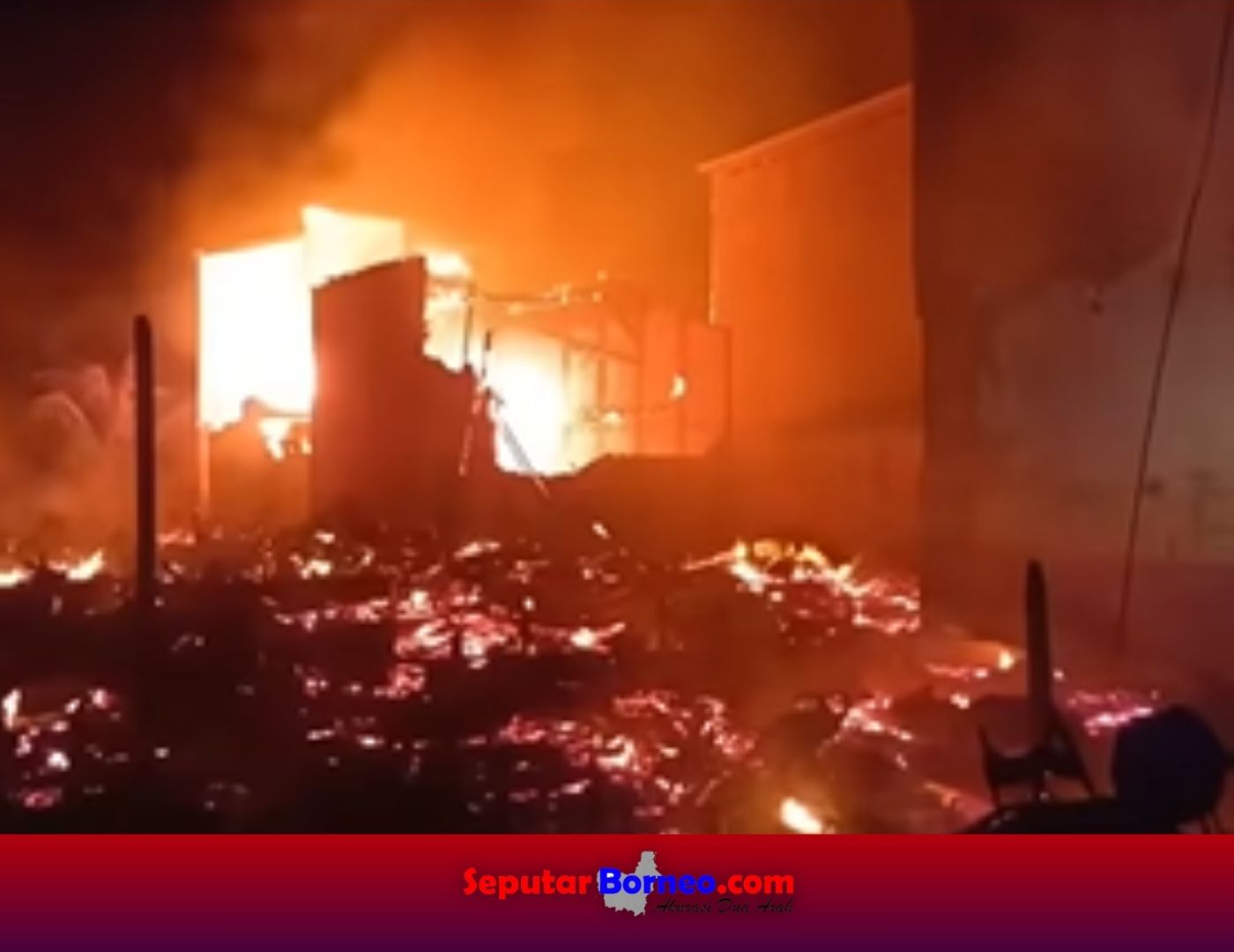 Dua Rumah dan Tujuh Gedung Sarang Walet Hangus Terbakar di Katingan