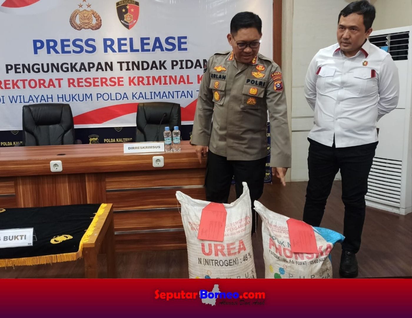 Jual Pupuk Bersubsidi Diatas HET, Seorang Pria Dibekuk Polda Kalteng