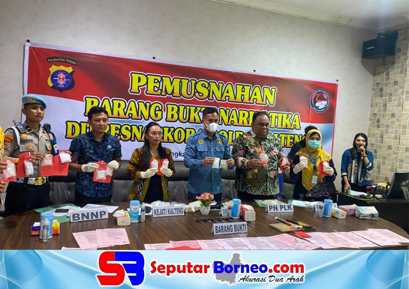Sabu Ratusan Gram Dimusnahkan, 23 Tersangka Narkoba Terjaring dalam 15 Kasus